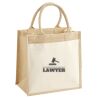 Pocket Jute Midi Tote Thumbnail