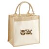 Pocket Jute Midi Tote Thumbnail