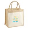 Pocket Jute Midi Tote Thumbnail