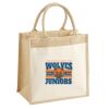 Pocket Jute Midi Tote Thumbnail