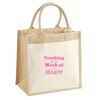 Pocket Jute Midi Tote Thumbnail
