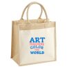 Pocket Jute Midi Tote Thumbnail