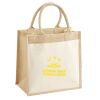 Pocket Jute Midi Tote Thumbnail