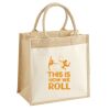 Pocket Jute Midi Tote Thumbnail