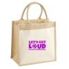 Pocket Jute Midi Tote Thumbnail