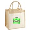 Pocket Jute Midi Tote Thumbnail