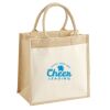 Pocket Jute Midi Tote Thumbnail