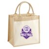 Pocket Jute Midi Tote Thumbnail