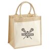 Pocket Jute Midi Tote Thumbnail