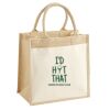 Pocket Jute Midi Tote Thumbnail