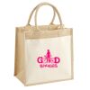 Pocket Jute Midi Tote Thumbnail