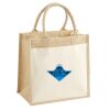Pocket Jute Midi Tote Thumbnail