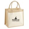 Pocket Jute Midi Tote Thumbnail