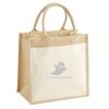 Pocket Jute Midi Tote Thumbnail