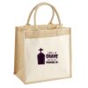 Pocket Jute Midi Tote Thumbnail
