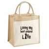 Pocket Jute Midi Tote Thumbnail