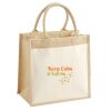 Pocket Jute Midi Tote Thumbnail