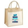 Pocket Jute Midi Tote Thumbnail