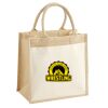 Pocket Jute Midi Tote Thumbnail