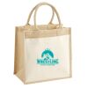 Pocket Jute Midi Tote Thumbnail