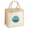 Pocket Jute Midi Tote Thumbnail