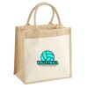 Pocket Jute Midi Tote Thumbnail