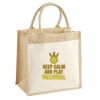 Pocket Jute Midi Tote Thumbnail
