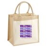 Pocket Jute Midi Tote Thumbnail