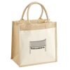 Pocket Jute Midi Tote Thumbnail