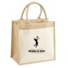 Pocket Jute Midi Tote Thumbnail