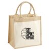 Pocket Jute Midi Tote Thumbnail