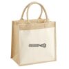Pocket Jute Midi Tote Thumbnail