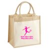 Pocket Jute Midi Tote Thumbnail