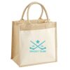 Pocket Jute Midi Tote Thumbnail