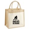 Pocket Jute Midi Tote Thumbnail