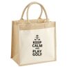 Pocket Jute Midi Tote Thumbnail