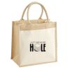 Pocket Jute Midi Tote Thumbnail