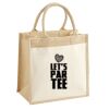 Pocket Jute Midi Tote Thumbnail