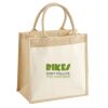 Pocket Jute Midi Tote Thumbnail