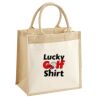 Pocket Jute Midi Tote Thumbnail