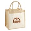 Pocket Jute Midi Tote Thumbnail