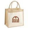 Pocket Jute Midi Tote Thumbnail