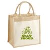 Pocket Jute Midi Tote Thumbnail