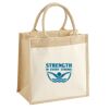 Pocket Jute Midi Tote Thumbnail
