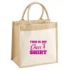 Pocket Jute Midi Tote Thumbnail