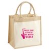 Pocket Jute Midi Tote Thumbnail