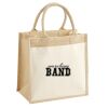 Pocket Jute Midi Tote Thumbnail