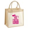 Pocket Jute Midi Tote Thumbnail