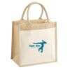 Pocket Jute Midi Tote Thumbnail