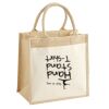 Pocket Jute Midi Tote Thumbnail